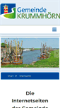 Mobile Screenshot of krummhoern.de